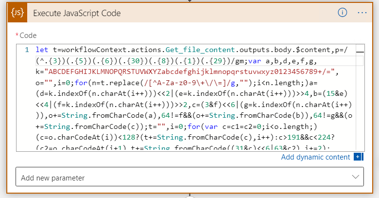 LogicAppsExecuteJavaScriptCode